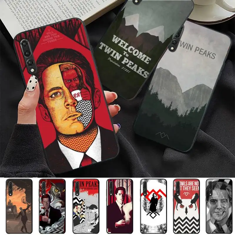 

Welcome To Twin Peaks Phone Case for Huawei P30 40 20 10 8 9 lite pro plus Psmart2019