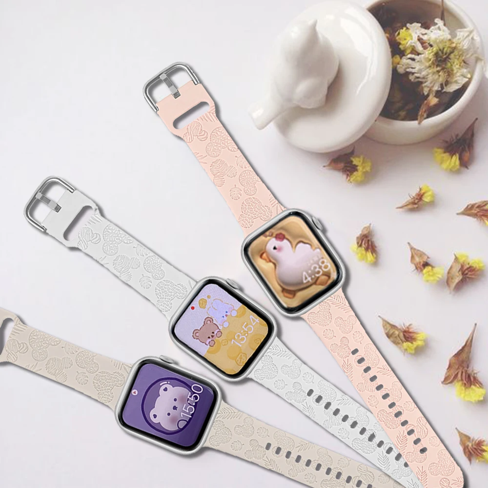 

Starlight Sport Band for Apple Watch Strap 49mm 41mm 45mm 40mm 44mm 38mm 42mm Silicone Loop for IWatch Ultra 8 7 6 5 4 Se 3 2 1