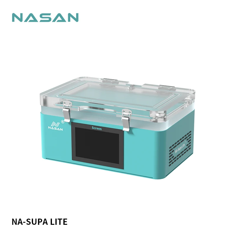 

Nasan NA-SUPA LITE Mini LCD Laminate Machine For Flat Curved Screen LCD Repair Air Bag Lamination No Air Compressor Required