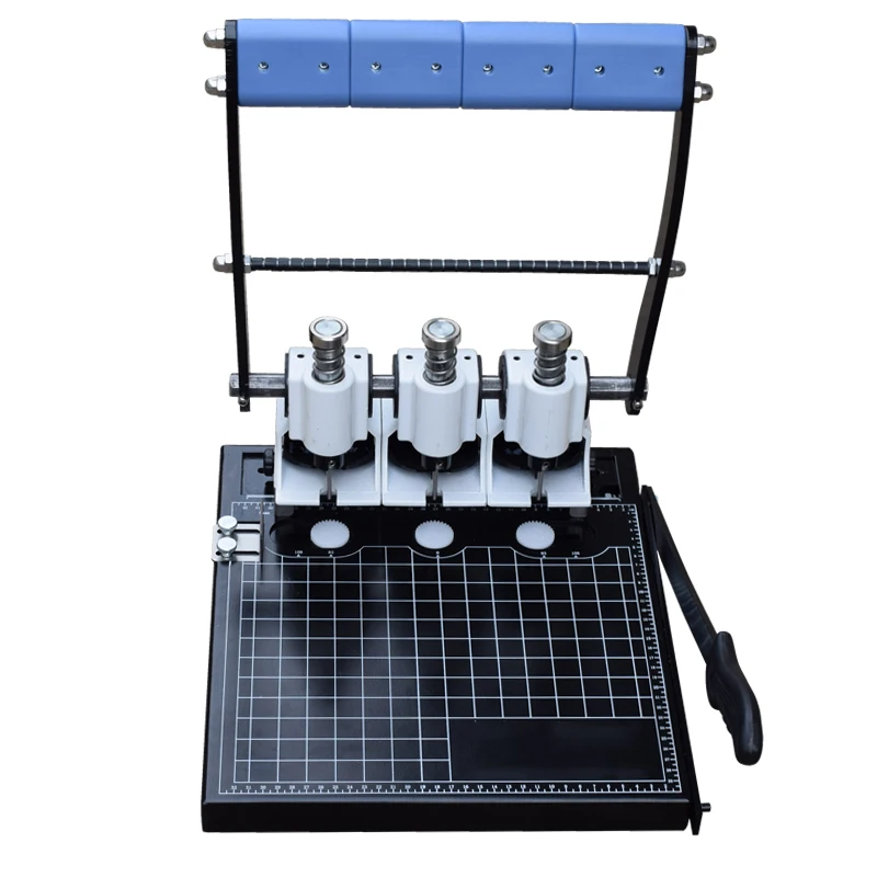 QY-A z trzema otworami Mahine Distance Puncher File Bindownica do dokumentów Maszyna procesowa Planowanie w biurze