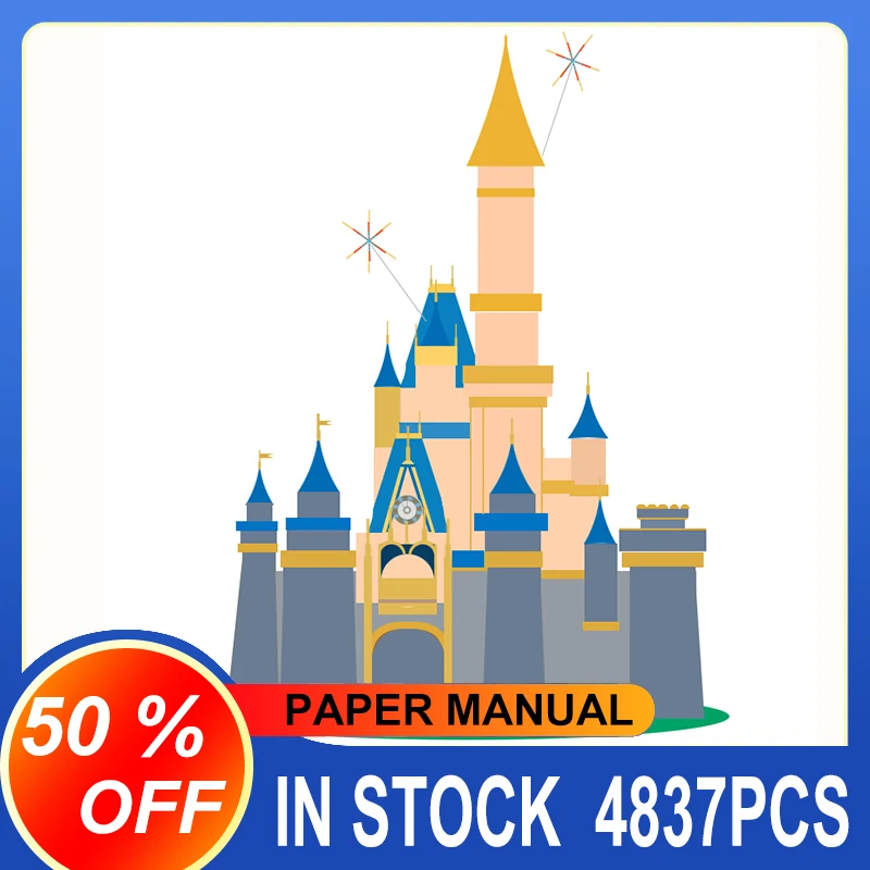 4837 шт. Детский конструктор Замок принцессы 43222