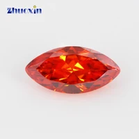 1 5x3 10x20mm marquise shape 5a orange cz stone synthetic gems cubic zirconia beads for jewelry