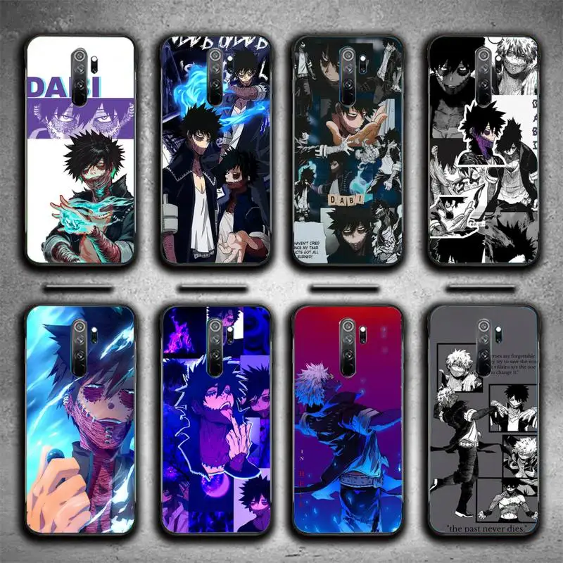 

My Hero Academia DABI Phone Case For Redmi 9A 8A 7 6 6A Note 9 8 10 8T Pro Max 9 K20 K30 K40 Pro PocoF3 Note11 5G Case