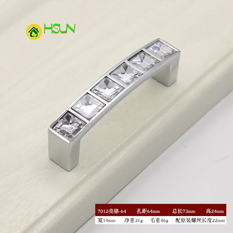 2 шт. прозрачная ручка U-образный современный простой выдвижной ящик шкаф для