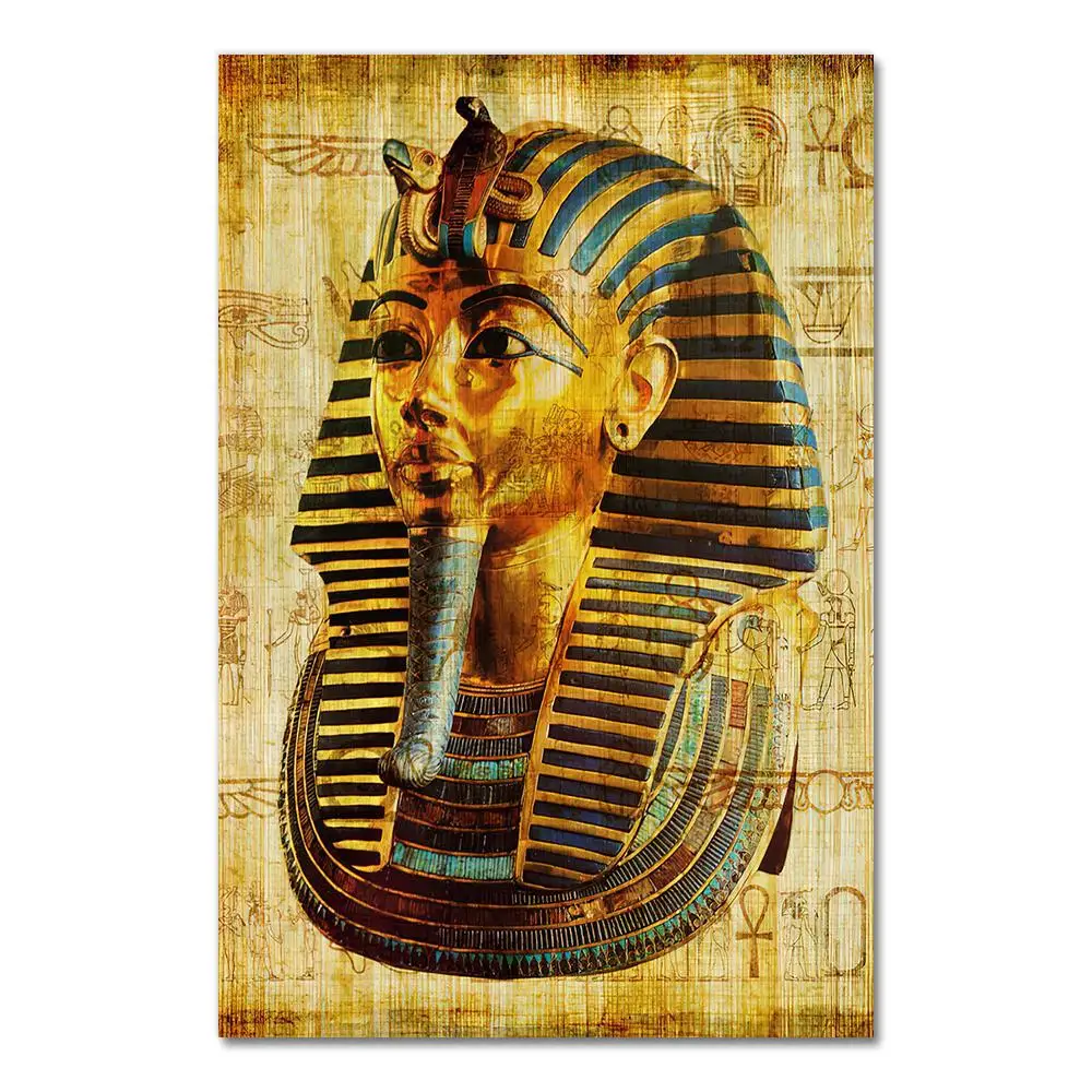 

Ретро египетский пейзаж, картина на холсте, AliPaint