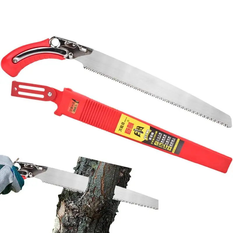

Hand Saw For Tree Cutting Mini Hand Pruning Saw Heavy Duty With Curved Handle For Gardening Pruner Tool For Camping Dry Woodwork