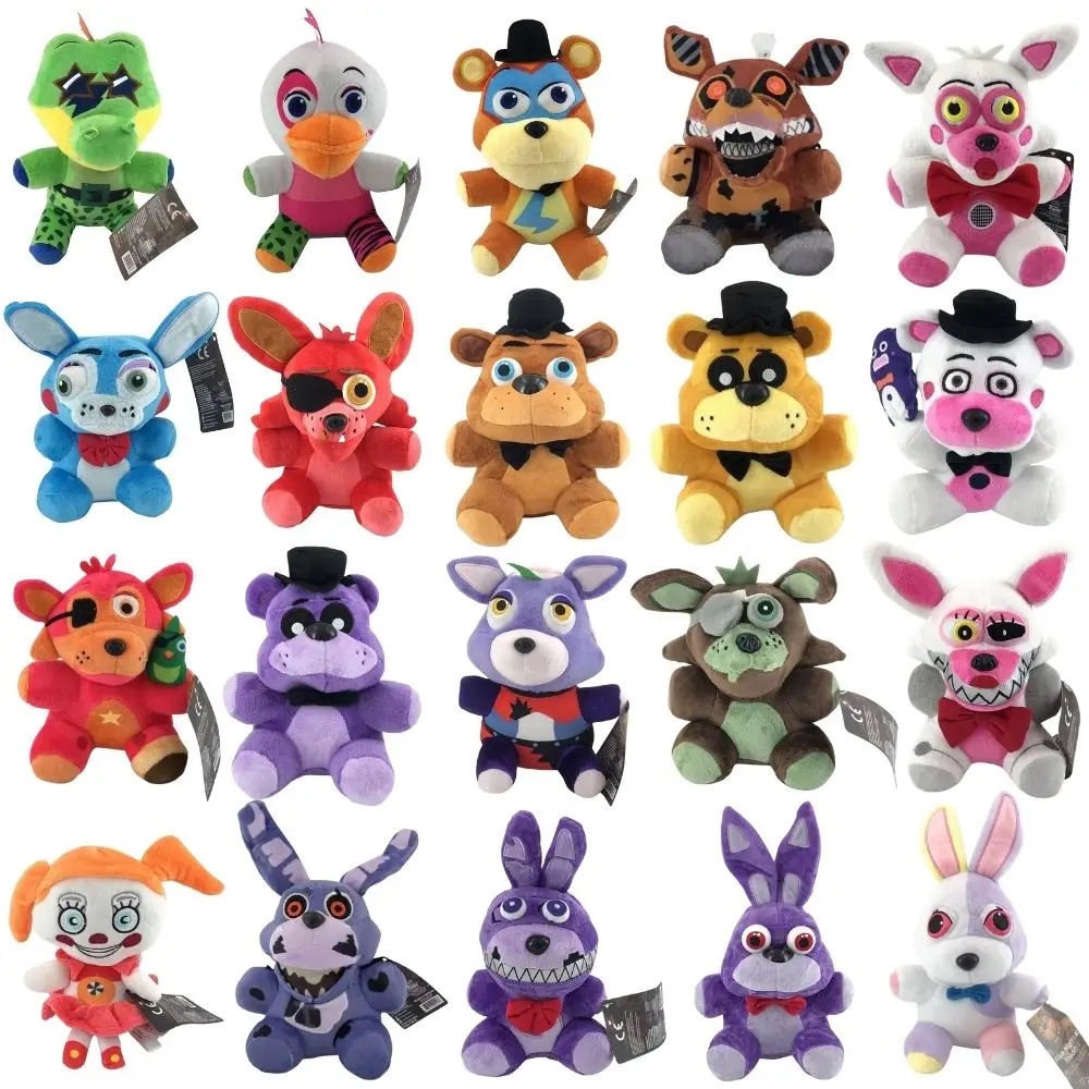

Игрушка плюшевая FNAF, медведь Фредди, милый кролик, 18 см, подарок для детей на день рождения, Рождество