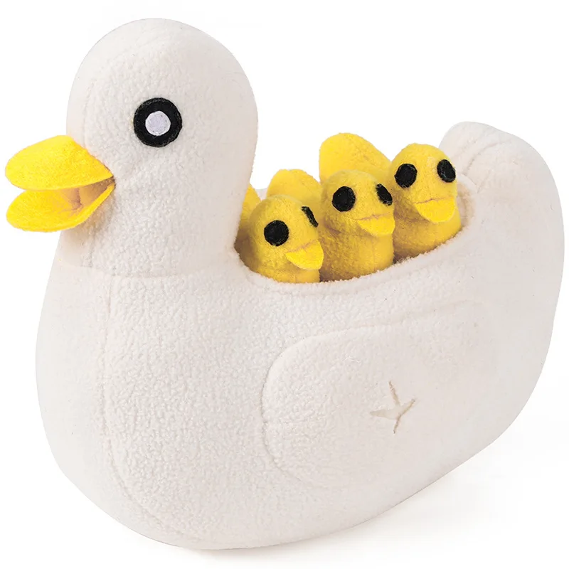 Plush Duck Interactive and Training Pet Dog Toy