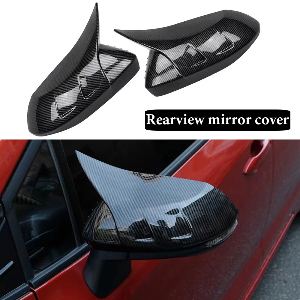 

2pcs For Toyota Corolla 2019 2020 2021 Rearview Mirror Mirror Cover Modified Special Horn Rear-View Mirror Shell Model