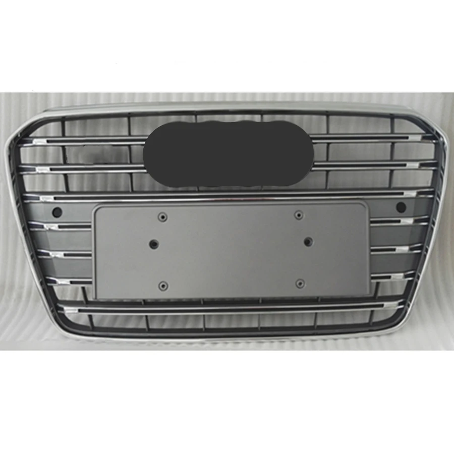 

For S5 Style Front Sport Hood Grill Gray for Audi A5/S5 B8.5 2012 2013 2014 2015 2016