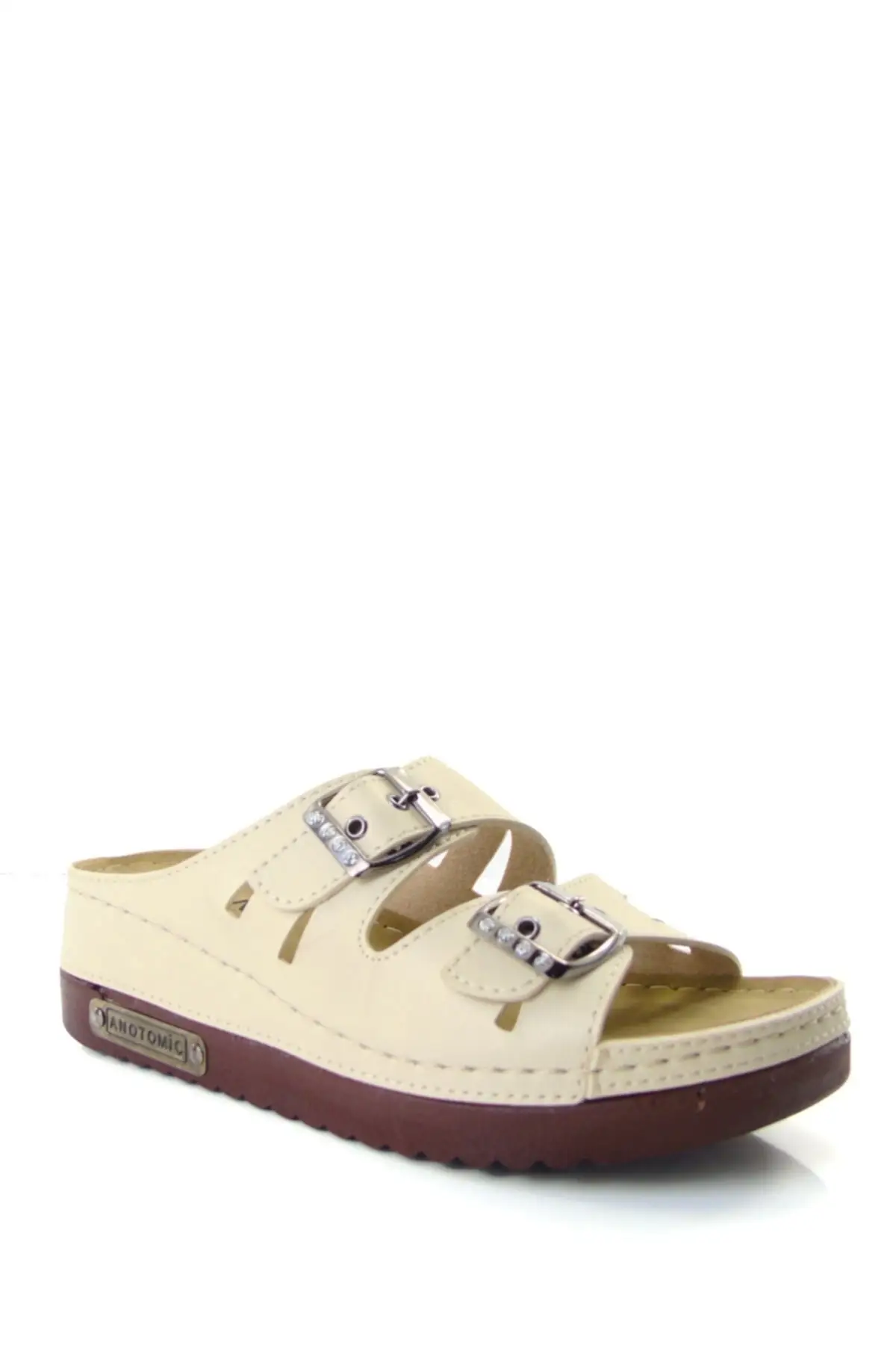 

Women's Fashion Comfort Slippers Sandals Comfort Model Comfortable Double Buckled Mother's Home Slippers
