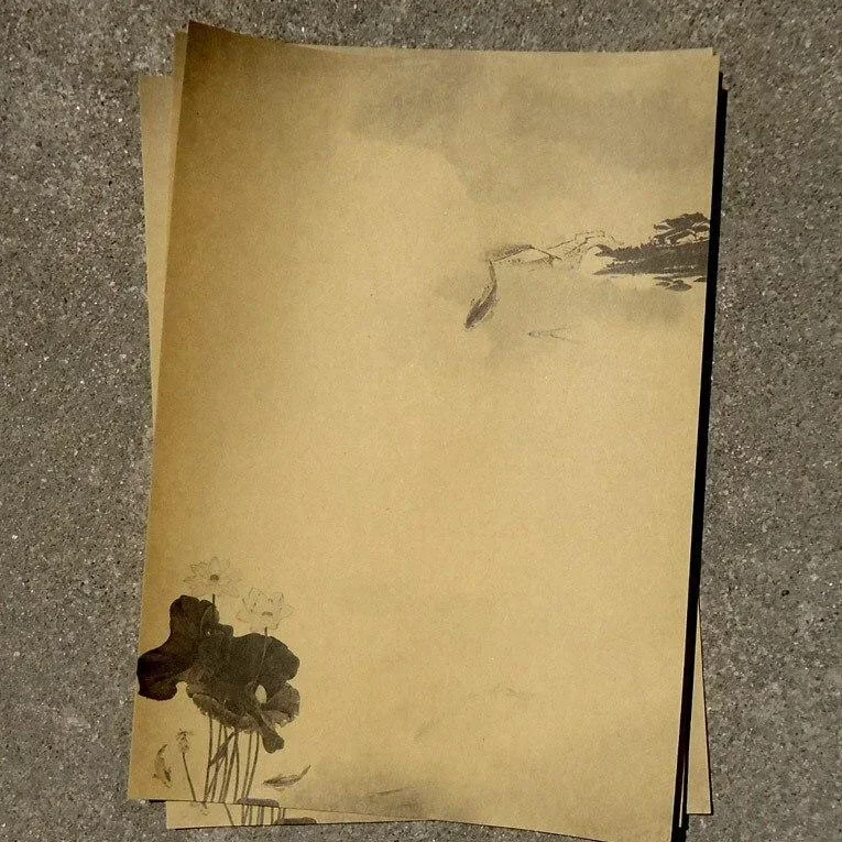 

Набор винтажной бумаги для письма 8 шт.