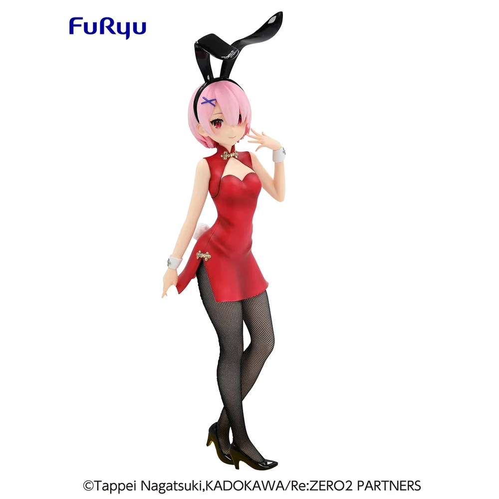 Фигурка аниме Furyu Rem Ram Bunny Re: Life A Different World From Zero Cheongsam фигурка фигурки игрушки |