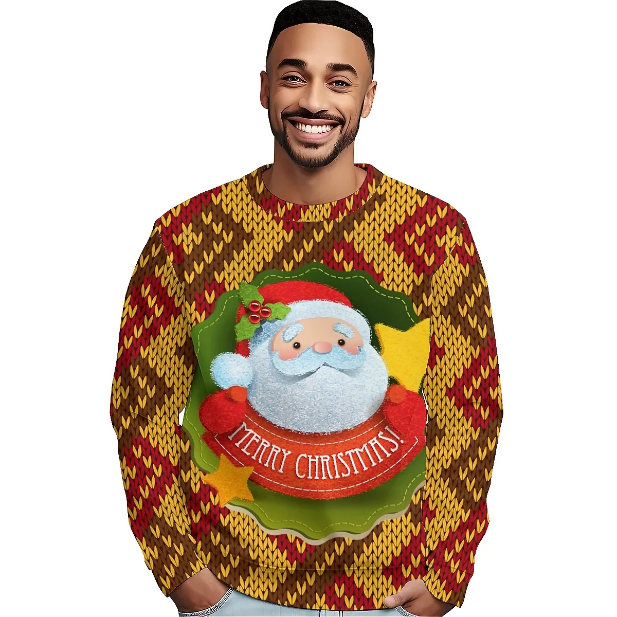 Рождественская Толстовка с 3D принтом liaseo очаровательный и милый дизайн идеально