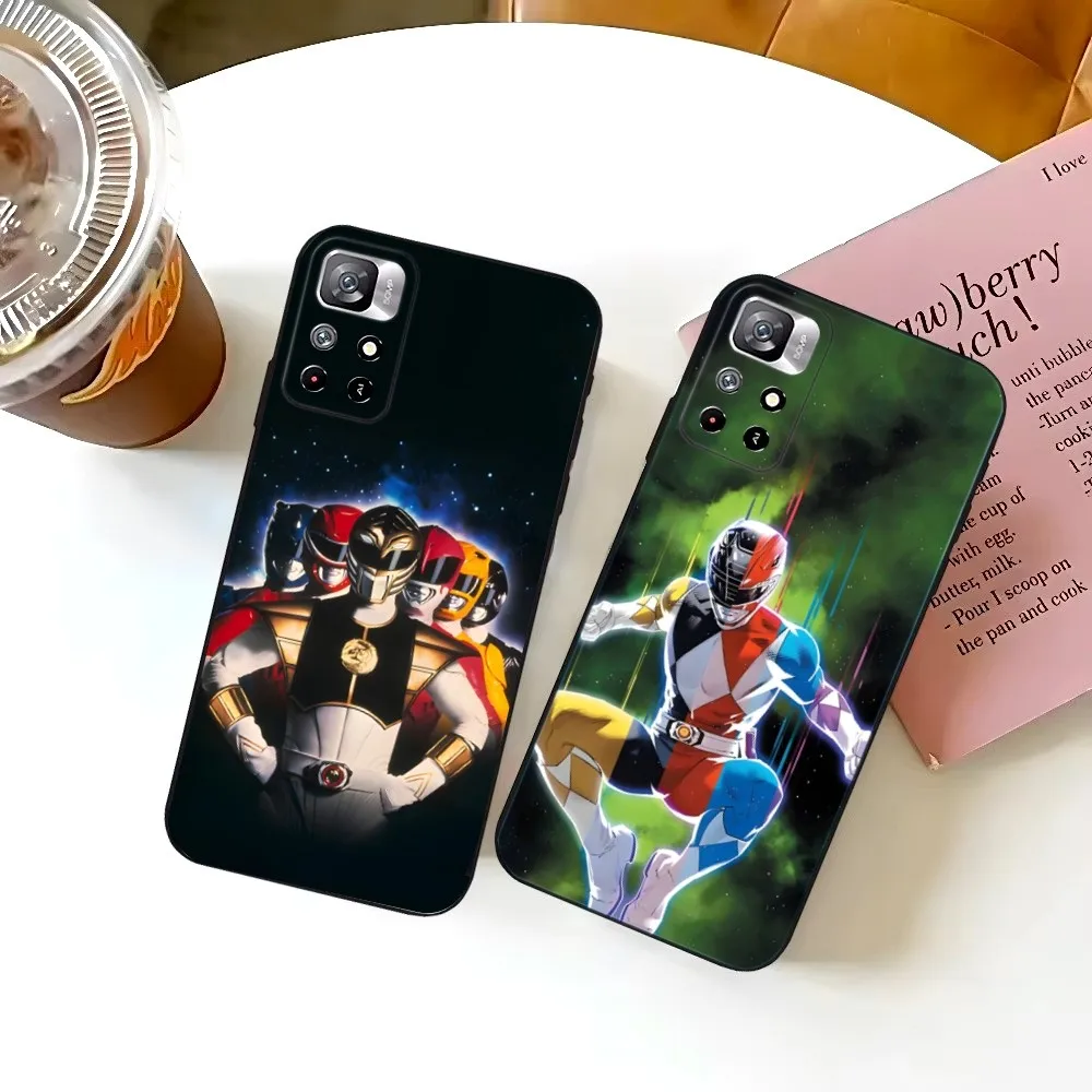 Чехол для телефона P-PowerS MMPR R-RangerS Samsung S25 S24 S23 S22 S21 FE S30 S20 S10 Plus Ultra Lite 5G силиконовый