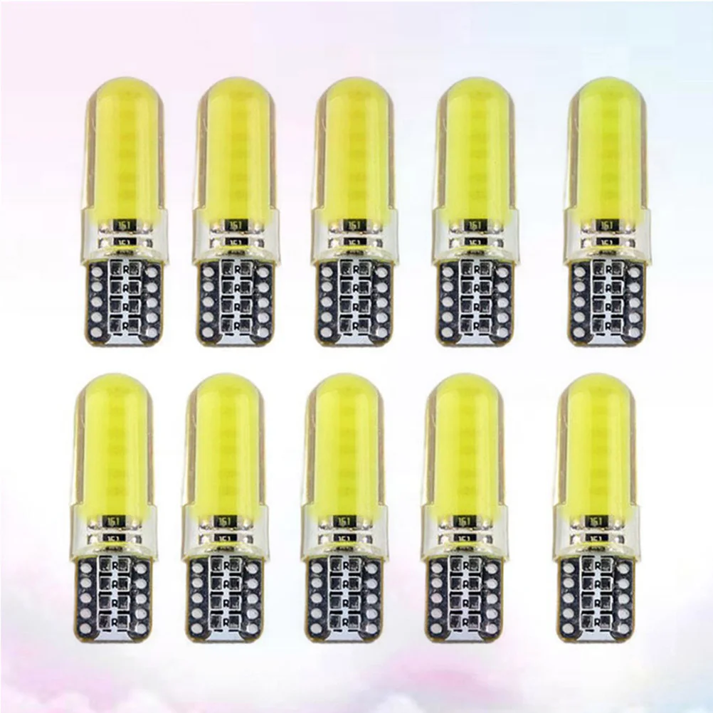 

10Pcs Car COB W5W T10 Wedge Automobiles Small Bulbs Light-emitting Diode Trunk Lamp