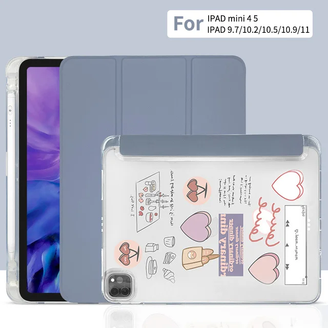 

2021 iPad Case For Pro 11 M1 For 2019 2020 10.2 7/8th Generation Cover 2018 iPad 9.7 5/6th Mini 45 Air 4 10.5 10.9 Recommend