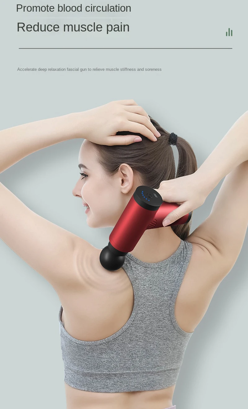 Xiaomi Smart Home Levels Electric Massage Gun Slimming Muscle Fascia Gun Percussion Massagers Smart Home Gadgets images - 6