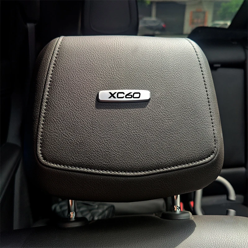 Металлическая Наклейка С Эмблемой Автомобиля Для Защиты Спинки Сиденья Volvo