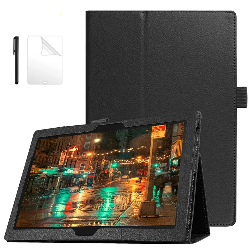

Slim Smart Leather CaseFor Lenovo Tab 4 10 TB-X304L TB-X304F TB-X304N 10.1"; Tablet cover For lenovo Tab4 10 X304F case Film Pen