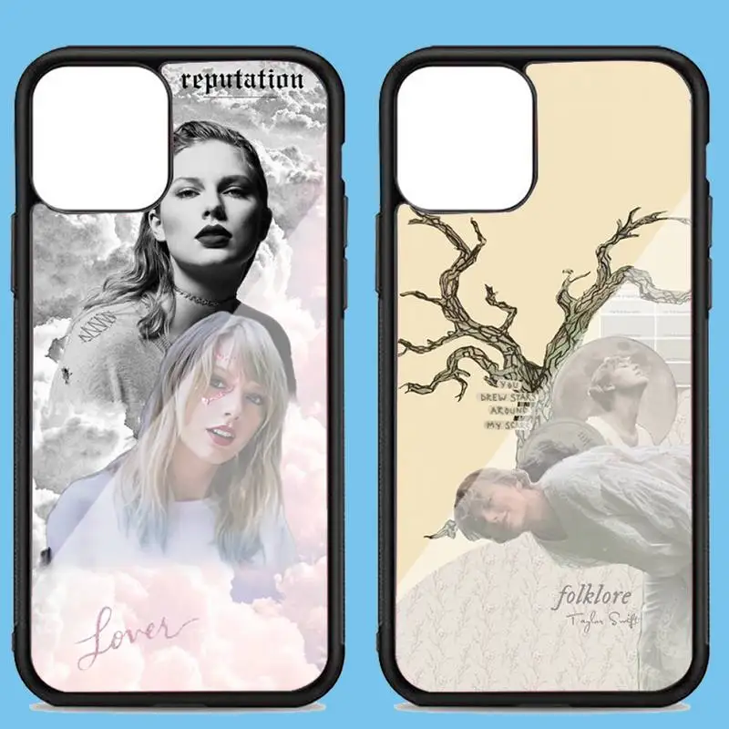 

Folklore Taylor Album Phone Case For Iphone 11 12 13 14 Pro Max 7 8 Plus X Xr Xs Max Se2020 TPU+PC Cove