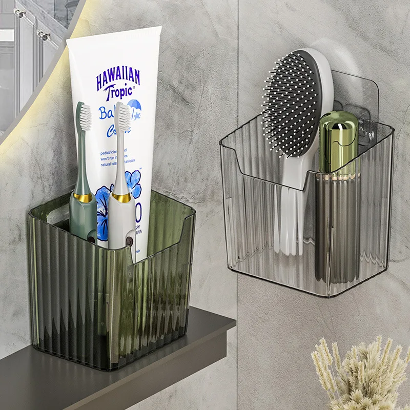 

Полка для зубной щетки, зубной пасты, гребня, без перфорации, настенный органайзер для хранения косметики, угловая полка, аксессуары