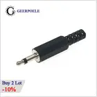 3,5 мм-2 Двухъядерные моно аудио разъемы Электрический штекер разъем провод терминалы адаптер