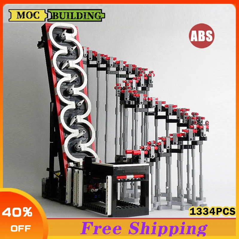 

High-Tech Creative GBC Doble Serpiente Double Snake Moc Building Blocks Technology Bricks Assembly Sets Education