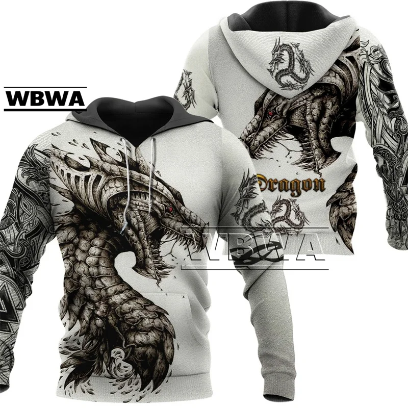 

WBWA Tattoo and Dungeon Dragon 3D Printed Unisex Deluxe die Men Sweatshirt Streetwear Pullover Casual Jacket Tracksuit KL277