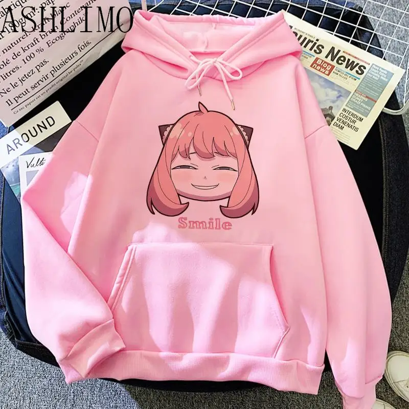 

Женская толстовка с капюшоном и круглым вырезом, в стиле Харадзюку