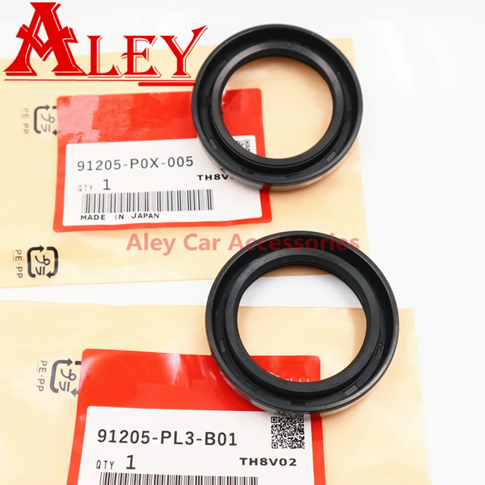 

91205-P0X-005 91205-PL3-B01 Transmission Drive Axle Seal For K20A/R20A/K24A/K24W5 CM4/CM5/CP1/CP2/RD5/RD7/RE1/RE2/RE4 New 2PCS