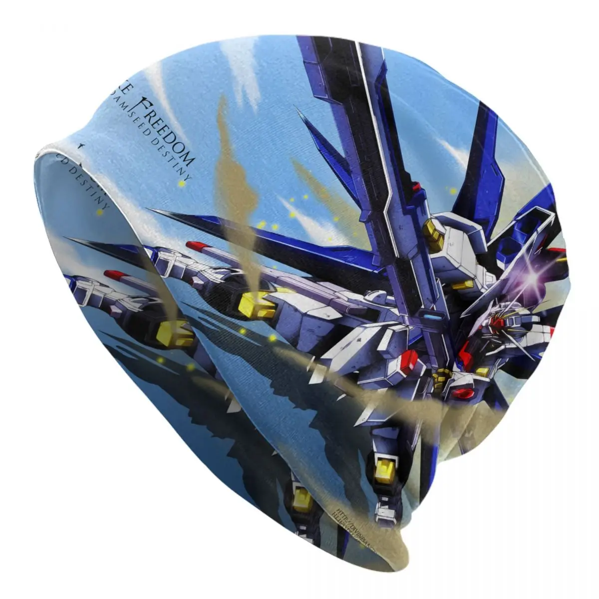 

Осенние вязаные шапки 2022, мужской мобильный костюм Gundam SeedDestiny Beanie Hat 2022, мужской мультяшный робот ZGMF-X20A, Страйк Фридом Skullies