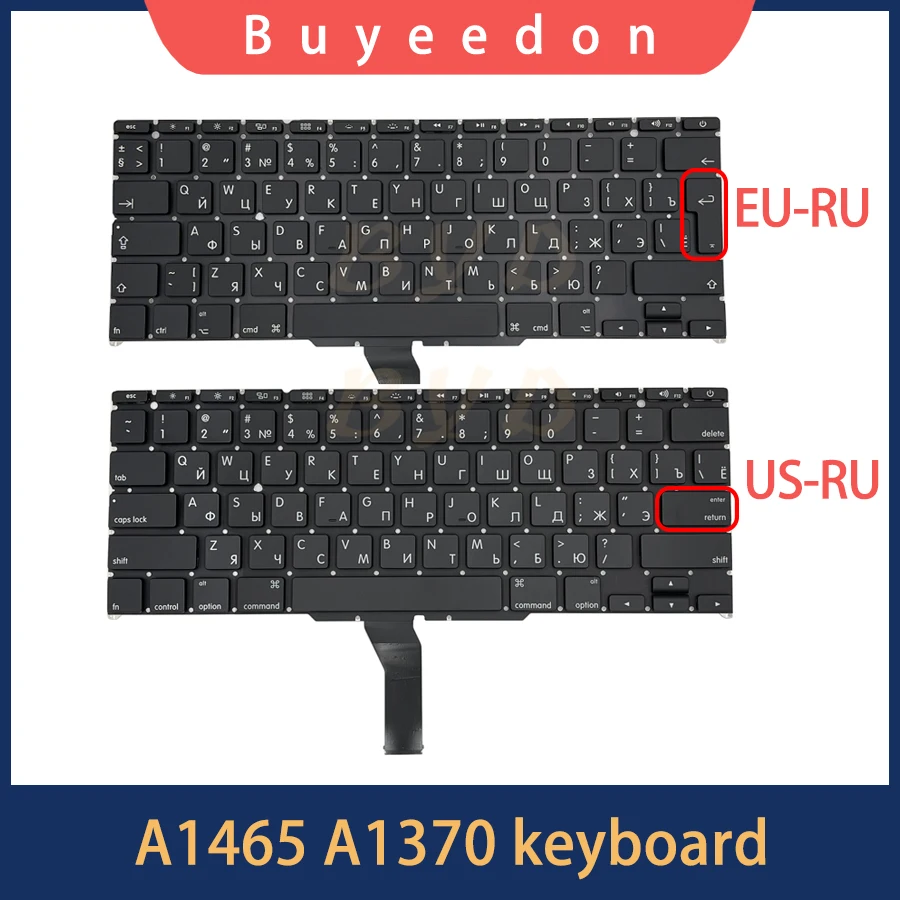 

New A1370 A1465 Keyboard For Macbook Air 11" Russian Layout Keyboard 2011 2012 2013 2014 2015 Year