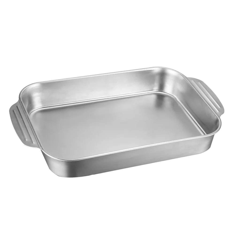 Поднос Амфора тарелка с рыбой на гриле противень для выпечки овощей нержавеющая