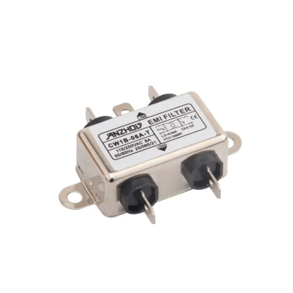 

3A 6A 10A CW1B-03A-T 250V Plug Chip Filters EMI Power filters CW1B-3A-T Connector CW1B-06A-T CW1B-10A-T