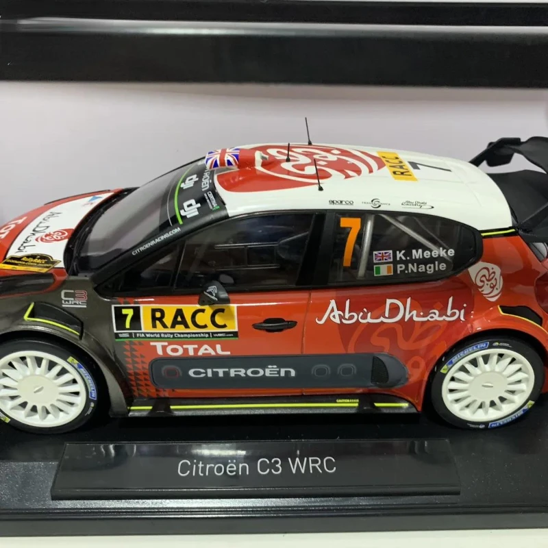 

1:18 Citroen C3 WRC racing car High Simulation Diecast Car Metal Alloy Model Car Toys for Children Gift Collection
