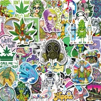 103050pcs cartoon fantasy series hippie graffiti stickers stickers for mobile phone skateboard luggage ipad stickers wholesale