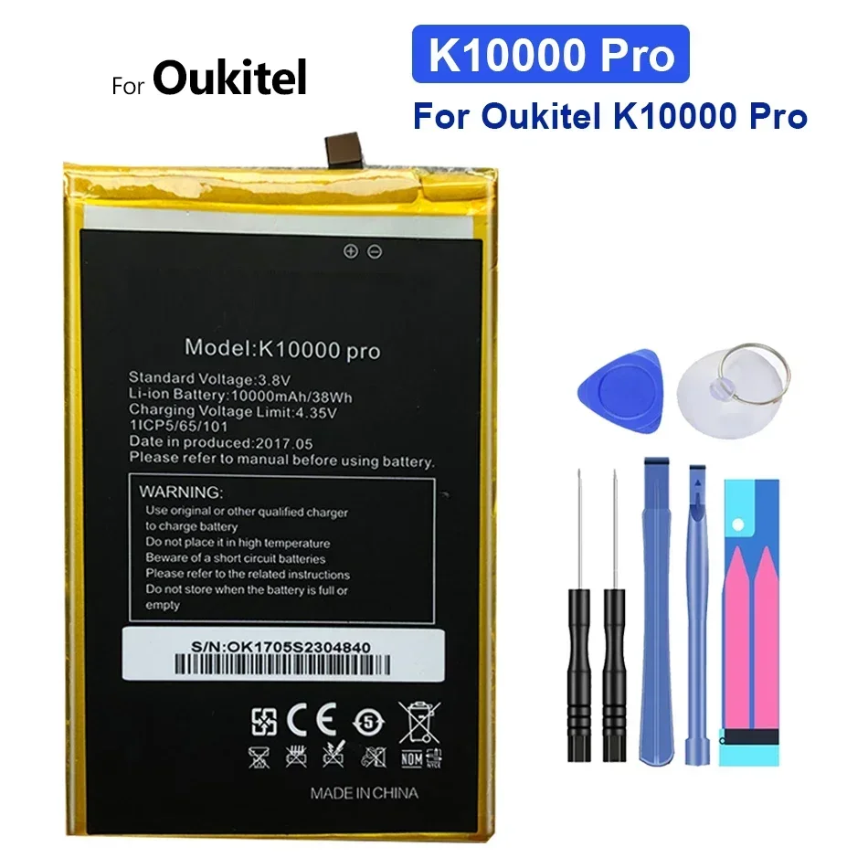 Аккумулятор для Oukitel C15 PRO/K3 Plus K3Plus/K6/K7/K10/K5000/K10000/K10000 Max/K10000 Pro/U15 pro U15pro U16 max U16max U18 WP2
