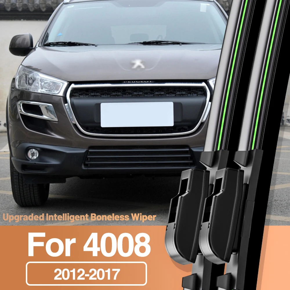 2 шт. для Peugeot 4008 2012-2017 щетки стеклоочистителя переднего стекла аксессуары окон 2013