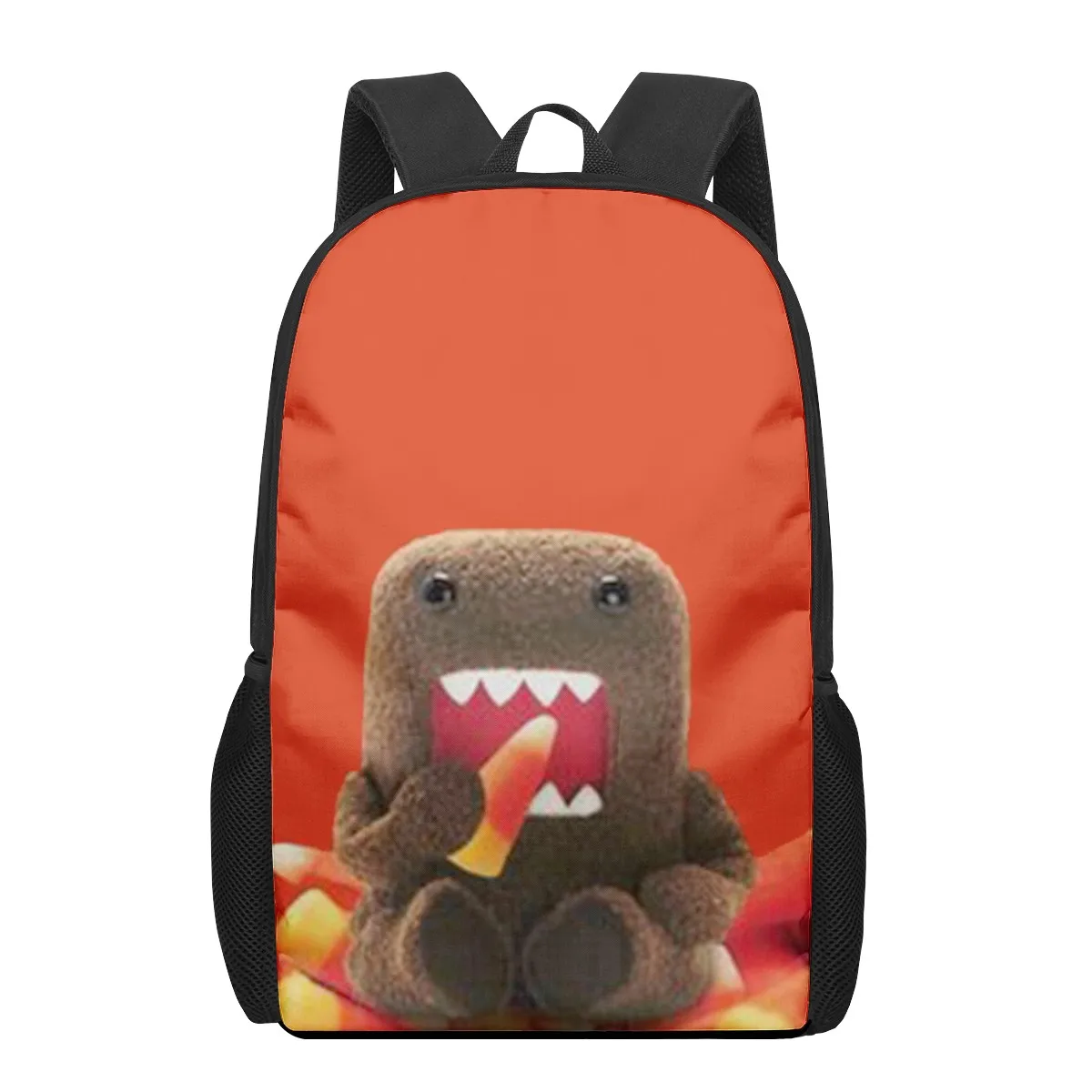 Domo kun cartoon Monster 3D Print School Bags for Boys Girls Primary Students Backpacks Kids Book Bag Satchel Back Pack