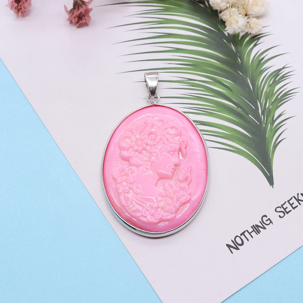 Винтажные женские Овальные Подвески из смолы цветные шармы для изготовления