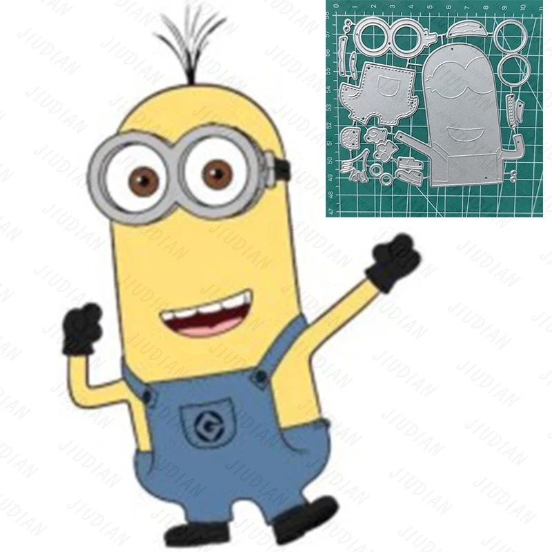 Милая маленькая желтая кукла металлические Вырубные штампы для сделай сам