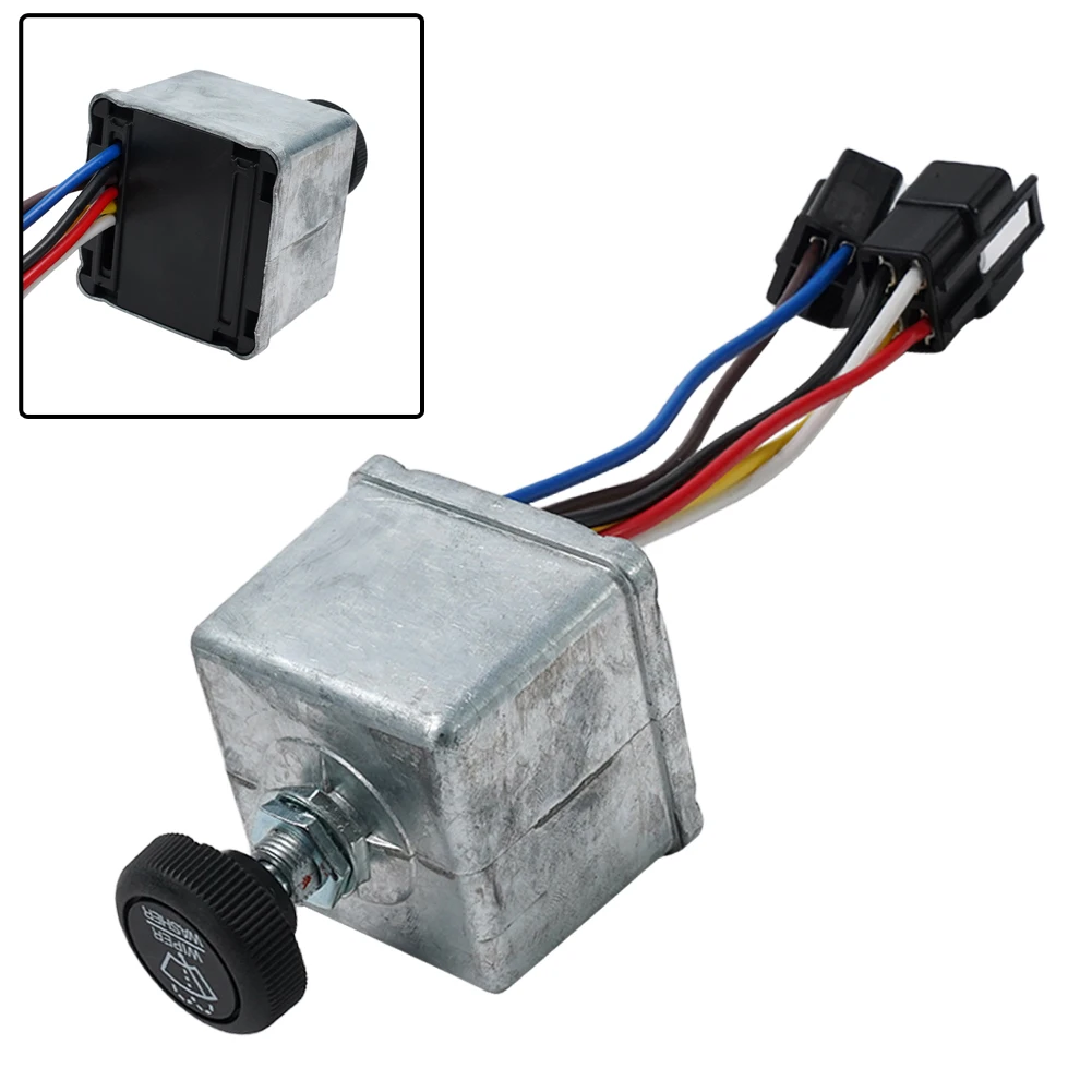 

Washer Switch Wiper Switch 6 Wire 75600-26 577.75633 Car Accessories Knob Metal Parts For Peterbilt 300 Series