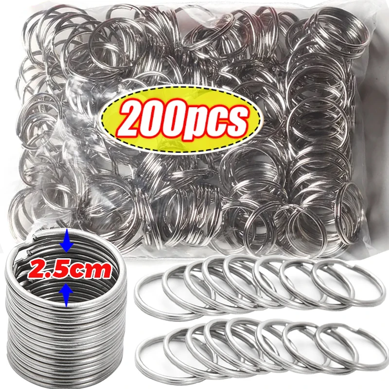 Кольцо для ключей из нержавеющей стали 20-200 шт.