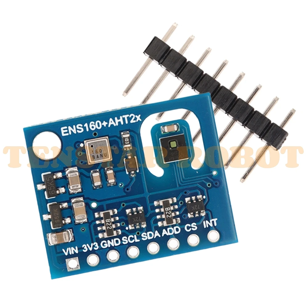 

ENS160+AHT21 CARBON Dioxide CO2 eCO2 TVOC Air Quality And Temperature And Humidity Sensor For Arduino
