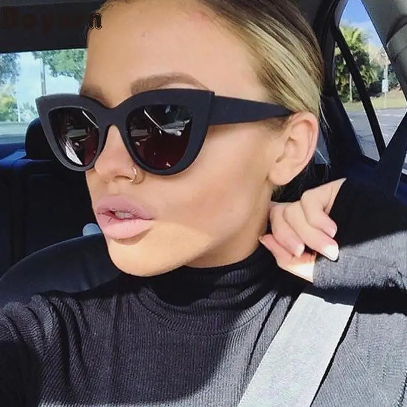 

Boyarn Fashion Large Frame Cat Eye Sunglasses Eyewear Quick Sale Cat Eye Sunglasses Retro Sunglasses