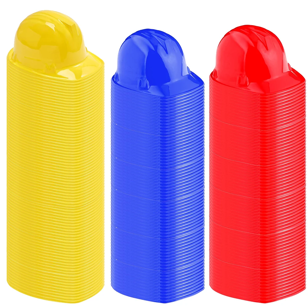 5/15/30 шт. строительные детские пластиковые рабочие шлемы грузовик нарядные шапки