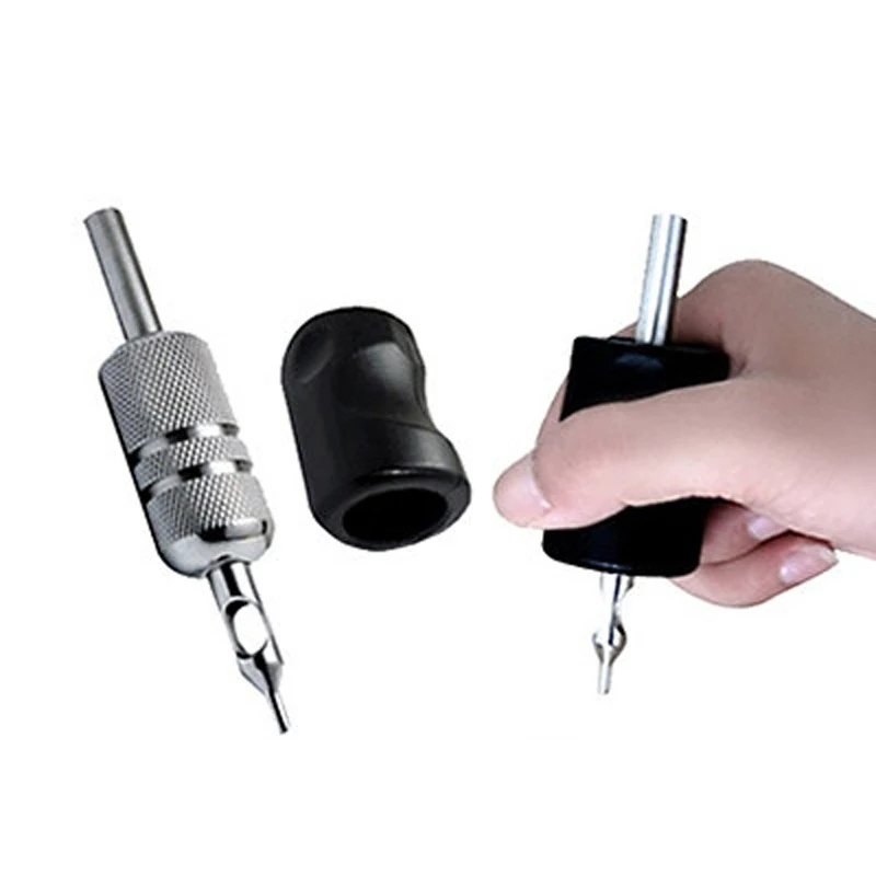 

Non-slip 1PC Silicone Tattoo Machine Grip Tube Gun Handle Holder Cover Wrap Pad Knuckle Protect Accessories