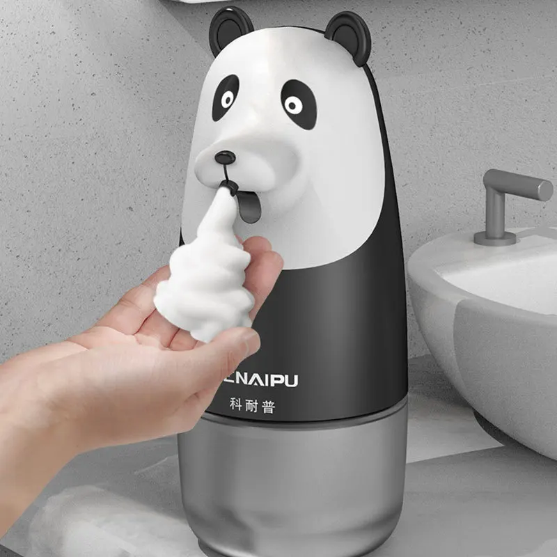 

KENAIPU Automatic Foam Soap Dispenser Cartoon Induction Liquid Hand Washing Machine USB Charge Intelligent Foam Hand Washing New