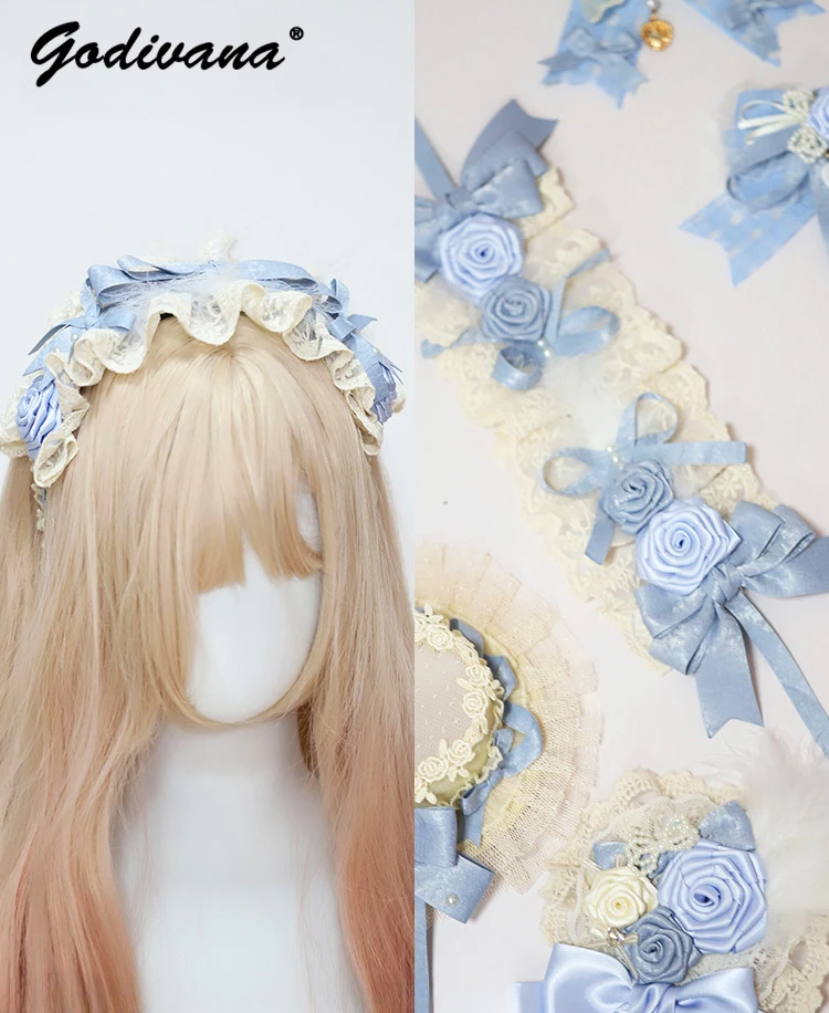 Японский Шелковый атласный комплект аксессуаров для волос в балетном стиле